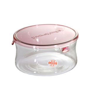 日本怡万家iwaki进口耐热玻璃保鲜盒微波炉碗超轻薄大容量饭盒