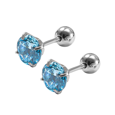 医用316L钛钢爆闪插针款式耳骨钉