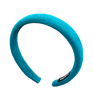 复古港风显白蓝色发箍女款高级感气质头饰洗脸发旅头箍高颅顶发卡