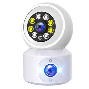 无线监控器手机远程家用摄像头室内360度无死角家庭摄影