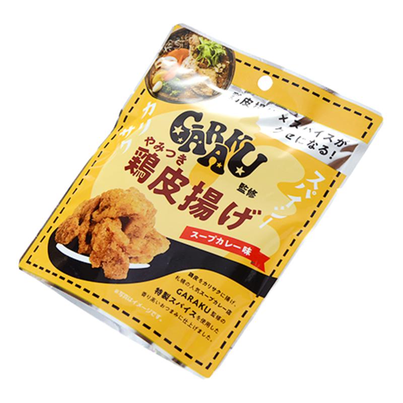 GARAKU炸鸡皮休闲零食汤咖喱味
