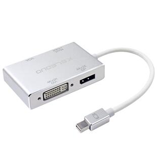 科乐多thunderbolt雷电2视频扩展坞四合一minidp转dp HDMI VGA接电视DVI投影仪大屏转换器拓展坞适用苹果微软