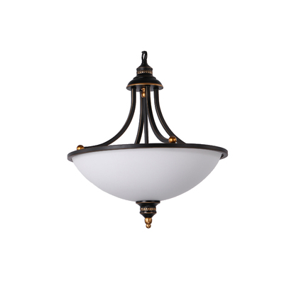 过道玄关铁艺吊灯美式