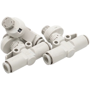 SMC带刻度节流调速阀AS1002/2002/2052/3002/4002FS-04/06/08/10A