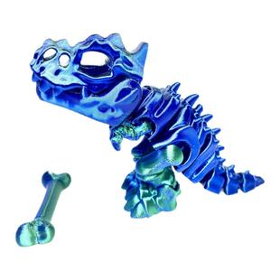 3D打印咬手小恐龙关节可动霸王龙牛龙儿童玩具摆件礼物男孩侏罗纪