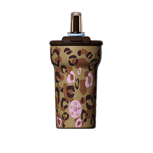 MOEQUI豹纹保温杯吸管杯不锈钢保冷杯700ml大容量巨无霸喝水杯子