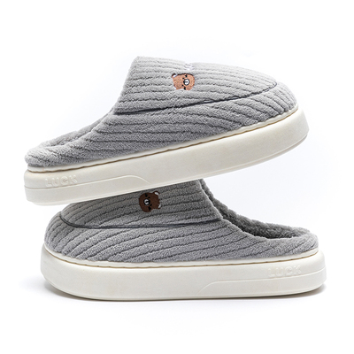 冬季毛绒棉拖鞋厚底防滑