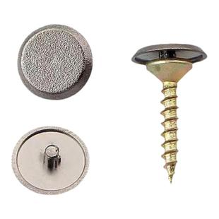 ABS电镀金属质感螺丝盖帽家具螺钉遮丑盖子枪灰十字头螺丝装饰盖