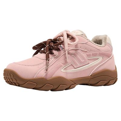 百丽官方正品女童加绒德训鞋