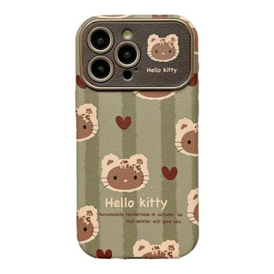 jze 可爱HelloKitty带支架挂绳适用苹果15手机壳iPhone17ProMax新款15pro防摔13女12硅胶16pro超好看全包套14