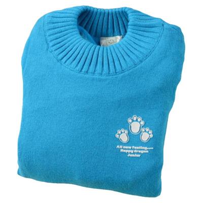 快活龙加绒纯棉圆领打底衫女童装