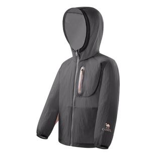 骆驼儿童防晒衣凉感2026新款户外运动连帽防紫外线女童冰皮衣外套