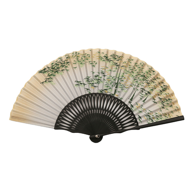 Fan风度舞动折扇丝绸扇手工国风
