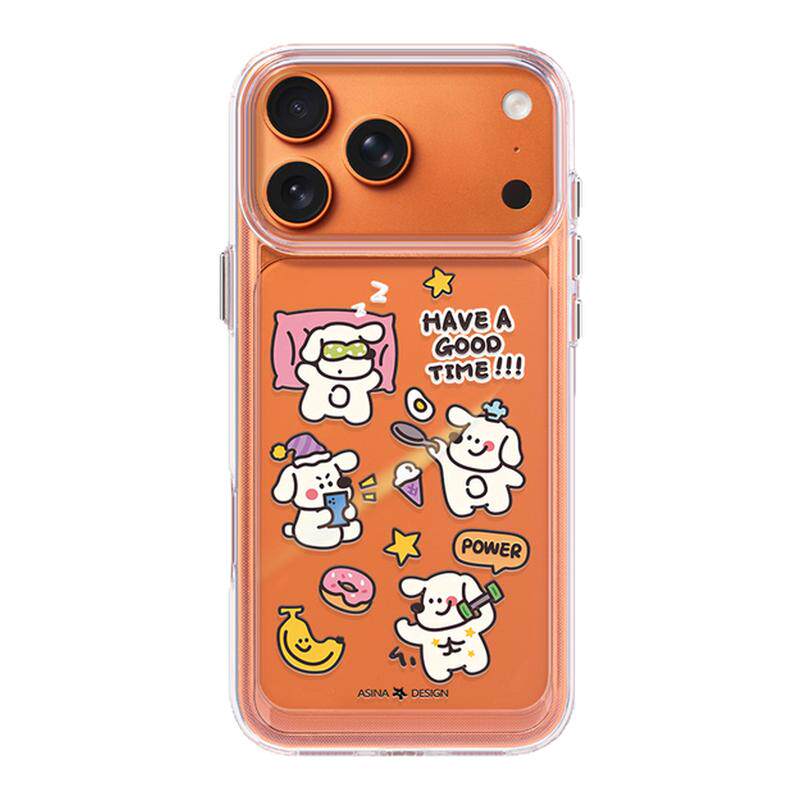 小狗日常适用苹果17Promax手机壳新款iPhone16Pro透明ip15保护套超薄Ao5太空12可爱软边全包14pm高级感小众13