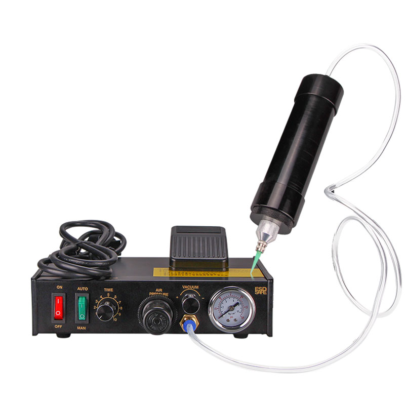 半自动牙膏套筒简易点胶机