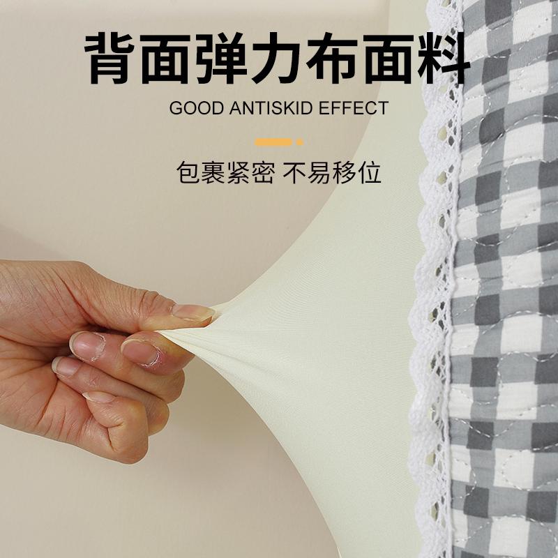 纯棉床头罩软包床头套罩床头靠背套罩加厚四季通用简约防尘保护罩