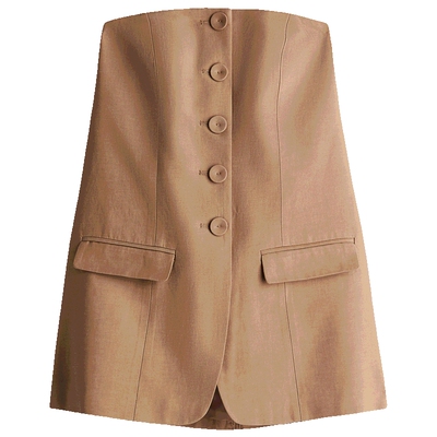 HM上衣春季正面系扣抹胸上衣1274566