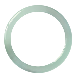 8mm青风|天然玛瑙玉髓手镯冰种冰透浅绿色少女款手镯美人条细圆