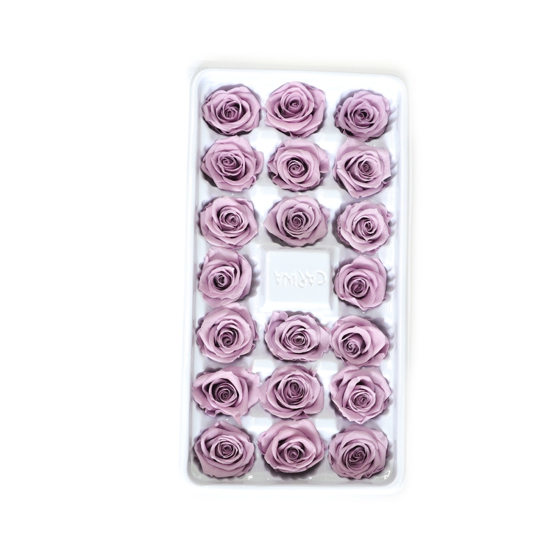 国产b级永生花小玫瑰2-3cm材料包相框diy手工玻璃罩工厂保鲜花头