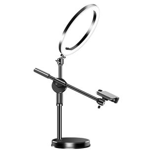 手机俯拍支架桌面三脚架拍美食录开箱视频上网课专用款神器抖音拍照vlog直播拍摄专业设备俯视补光灯支撑架子