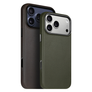 Sipolg适用苹果iphone17pro手机壳16/15Promax霍尔文植鞣Plus真皮高端防滑全包防摔Magsafe磁吸牛皮套保护壳