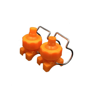 304可调球形夹扣喷嘴前处理卡扣涂装工业喷淋PP塑料万向清洗喷头