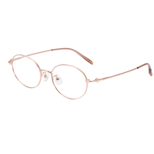 明月眼镜逸夫小框可配近视高度数眼睛架女椭圆框超轻眼镜架YF8286