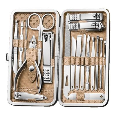 剪指甲刀套装全套指甲剪套盒斜口指甲钳修脚工具掏耳朵挖耳勺神器
