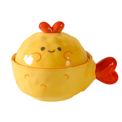 川岛屋可爱炸虾碗盘子漂亮的餐具