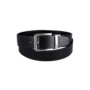 【自营】Calvin Klein/凯文克莱 男士时尚黑色双面针扣皮带腰带