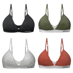 stonemen【源自澳洲】性感法式无钢圈薄垫三角杯文胸内衣女背扣款