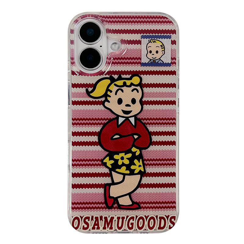 苹果iPhone亚克力可爱情侣小众