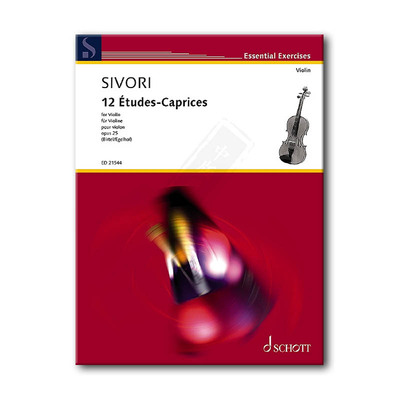 西沃里12首随想练习曲小提琴独奏