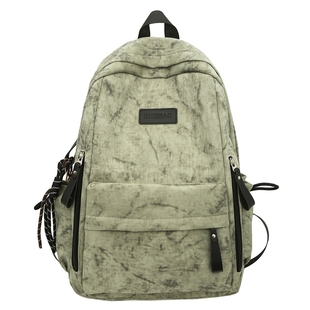 日系校园简约百搭双肩包女高中学生初中生上课书包大容量背包男潮