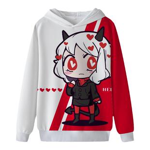 秋冬季把妹王游戏卫衣大码宽松外套印花二次元衣服潘德莫妮卡痛衫