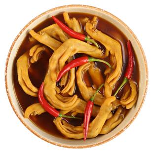 卤来福正宗龙岩泡鸭掌240g*3袋清香辣味即食鸭肉爪零食解馋下酒菜