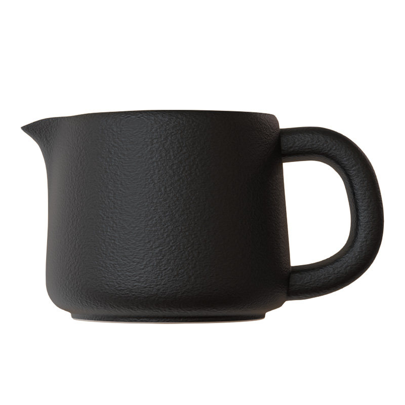 金灶黑陶公道杯茶漏陶瓷分茶器