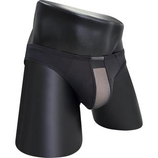 低腰男士内裤三角中间透明网布超薄无痕趣味助兴超柔软莫代尔内裤