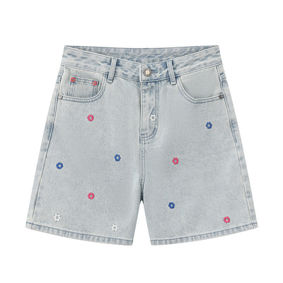 【2026早春新款】wigglewiggle韩系宽松高腰显瘦牛仔短裤辣妹裤子