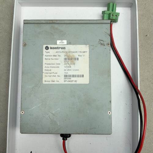 溢价-通快备件kontron  ACCUPACK-BP2422P-