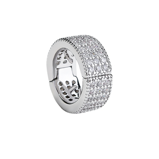 虞书欣同款发扣女金属银色发夹侧边夹圆形个性编发刘海夹发卡头饰