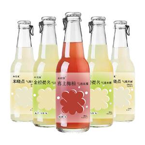米晓煮果汁发酵果酒米酒气泡水气泡米露微醺3度 230ml