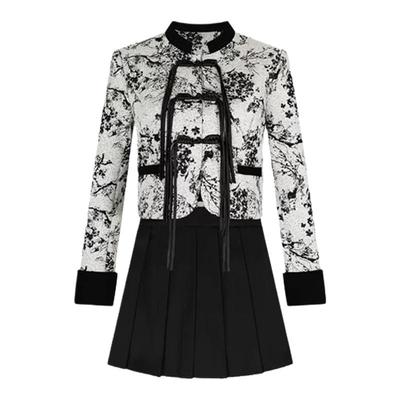 凸显女神范新中式国风两件套