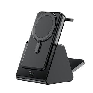 三合一无线充电器苹果手机四合一底座applewatch快充magsafe磁吸支架适用iphone16promax/15/14/13系列通用