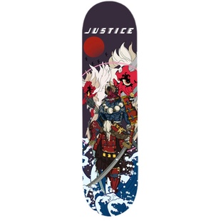 JUSTICE滑板板面沸点夜行系列5+2竹子板枫木双翘专业1985滑板店
