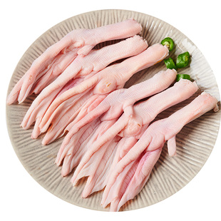 大号鸭掌生鲜新鲜生鸭爪冷冻批发鸭脚生冷冻非六和鸭货生鲜商用6