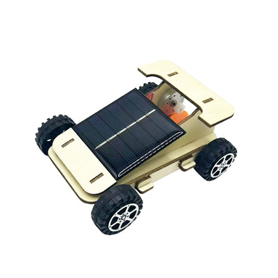 太阳能小车材料包自制小车模型光能小制作中小学科普手工拼装材料