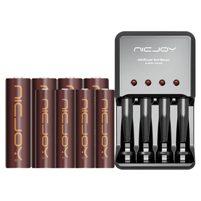 耐杰5号7号AA/AAA镍氢智能充电器