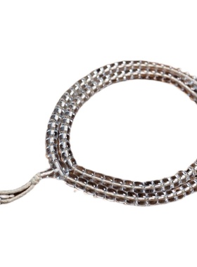 喜马拉雅白水晶108金刚萨埵手串