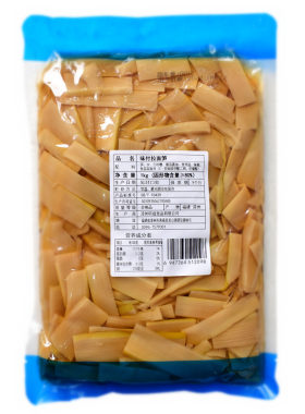 明成味付笋1kg即食干日式笋片